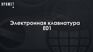 Электронная клавиатура E01