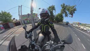 13 серия - Мотопуть новичка. Сама еду на тренировку! Первая самостоятельная городская поездка