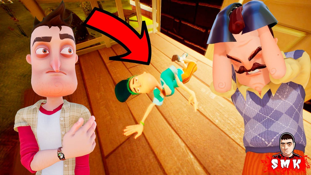 ШОУ ПРИВЕТ СОСЕД!КОЛЯН ЧЁТ ПРИУНЫЛ!ИГРА HELLO NEIGHBOR MOD KIT ПРОХОЖДЕНИЕ МОД Kid Neighbour Release