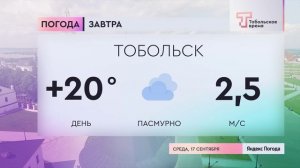 Прогноз погоды на 17 сентября