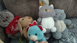играю дома в мягкие игрушки
