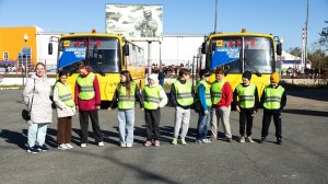 В Советский поступили два новых школьных автобуса