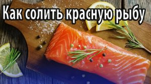 Как и сколько правильно солить вкусную красную рыбу