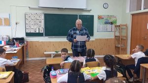 RC4P=вручение диплома  за радиосвязь с космонавтами 1Б класс лицей 4 г Азнакаево