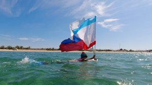 Заплыв в Караджинской бухте, Оленевка