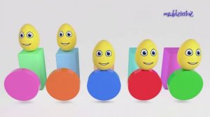 Учим цвета. Учим формы. Учим фигуры.Развивающий мультфильм.