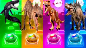 Coffin Dance Динозавры 154 уровень - Мультики про Динозавров | МУЛЬТФИЛЬМЫ ДИНОЗАВРЫ в Tiles Hop