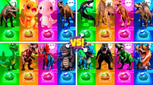 Динозавры МЕГАМИКС 153-156 уровни - Мультики про Динозавров | МУЛЬТФИЛЬМЫ ДИНОЗАВРЫ в Tiles Hop