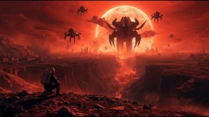 Canyon of the Falling Sky 🪐☄️ 2-Hour Dark Ambient Ambience ｜ Alien Invasion Soundscape ｜ Epic