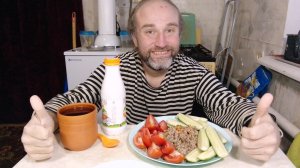 обед с Рыжулей. мой целевой показатель веса. мукбанг. обжор. еда на камеру. диета. шизофрения.