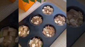 Куриные маффины с грибами