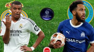 ФУТБОЛ ЛИГА ЧЕМПИОНОВ.  РЕАЛ МАДРИД - МАРСЕЛЬ.  ПРЯМАЯ ТРАНСЛЯЦИЯ