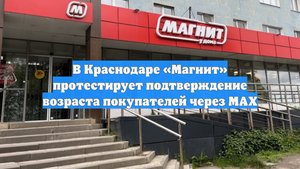 В Краснодаре «Магнит» протестирует подтверждение возраста покупателей через MAX