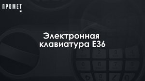 Электронная клавиатура Е36