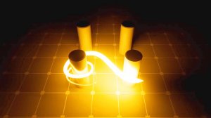 Урок по созданию процедурного движения светящейся змейки в  Blender 4.4 с использованием гео нодов.