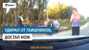 Во Владимирской области задержали мужчину, напавшего на гаишников с ножом