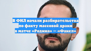В ФНЛ начали разбирательства по факту массовой драки в матче «Родина» — «Факел»