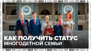 В Минтруде предложили упростить получение статуса многодетной семьи - Москва 24