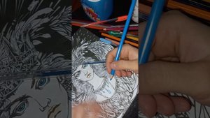 раскрашиваю Птицу Серин #3