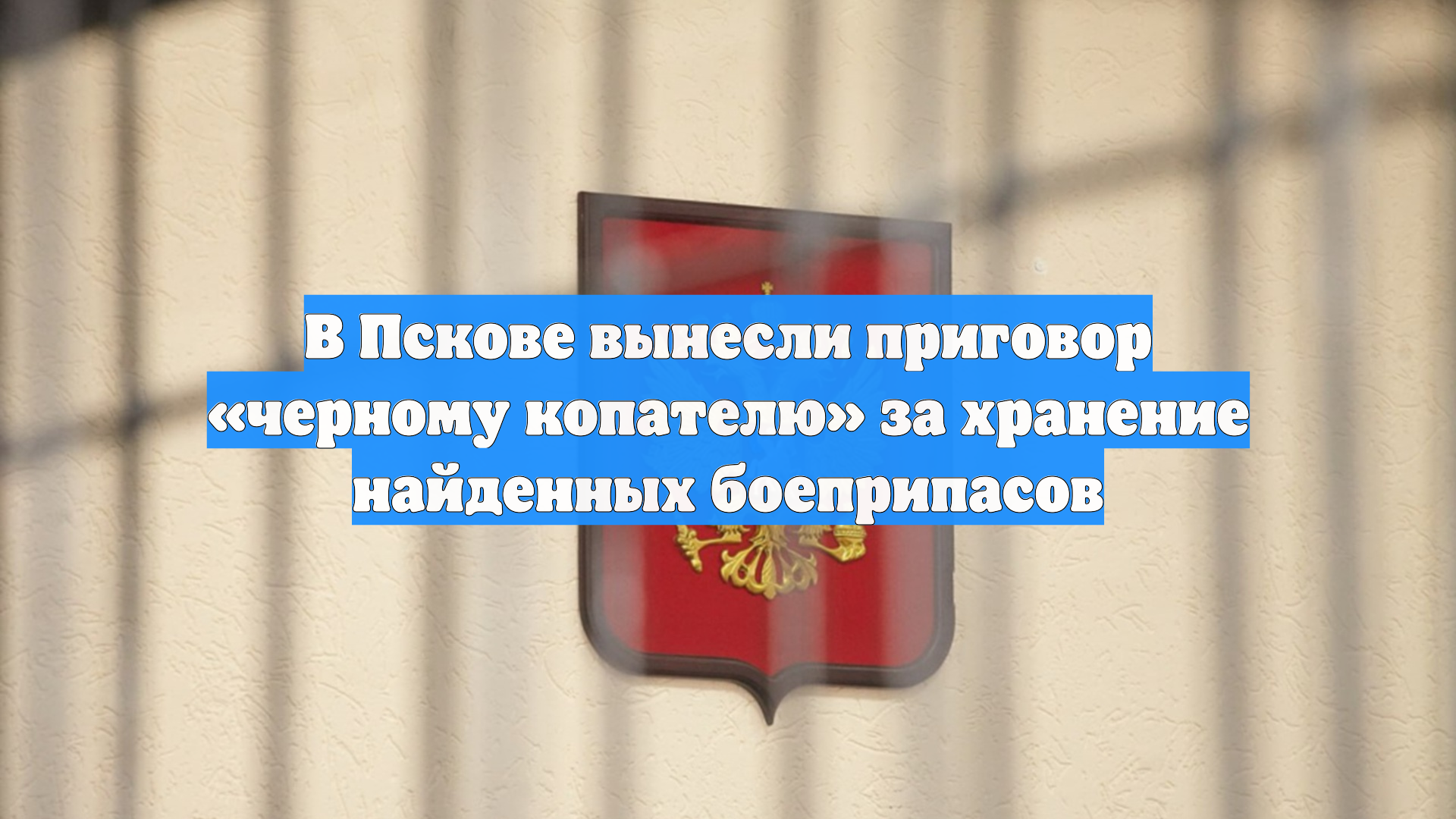 В Пскове вынесли приговор «черному копателю» за хранение найденных боеприпасов