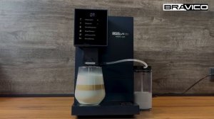 Настройка капучинатора на кофемашине Bravico MOKA ONE — идеально нежная пена за 3 шага!