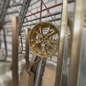 Напыление нитрида титана на колесные диски мотоцикла | АЦИА