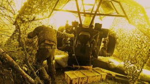 Гаубица «Д-30» уничтожила вражеский пункт управления БПЛА. Лучшее видео из зоны СВО