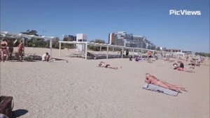 Анапа Центральный пляж сегодня 16 сентября 2025. Обстановка на пляже в Анапе. Погода в Анапе сейчас