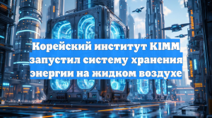 Корейский институт KIMM запустил систему хранения энергии на жидком воздухе