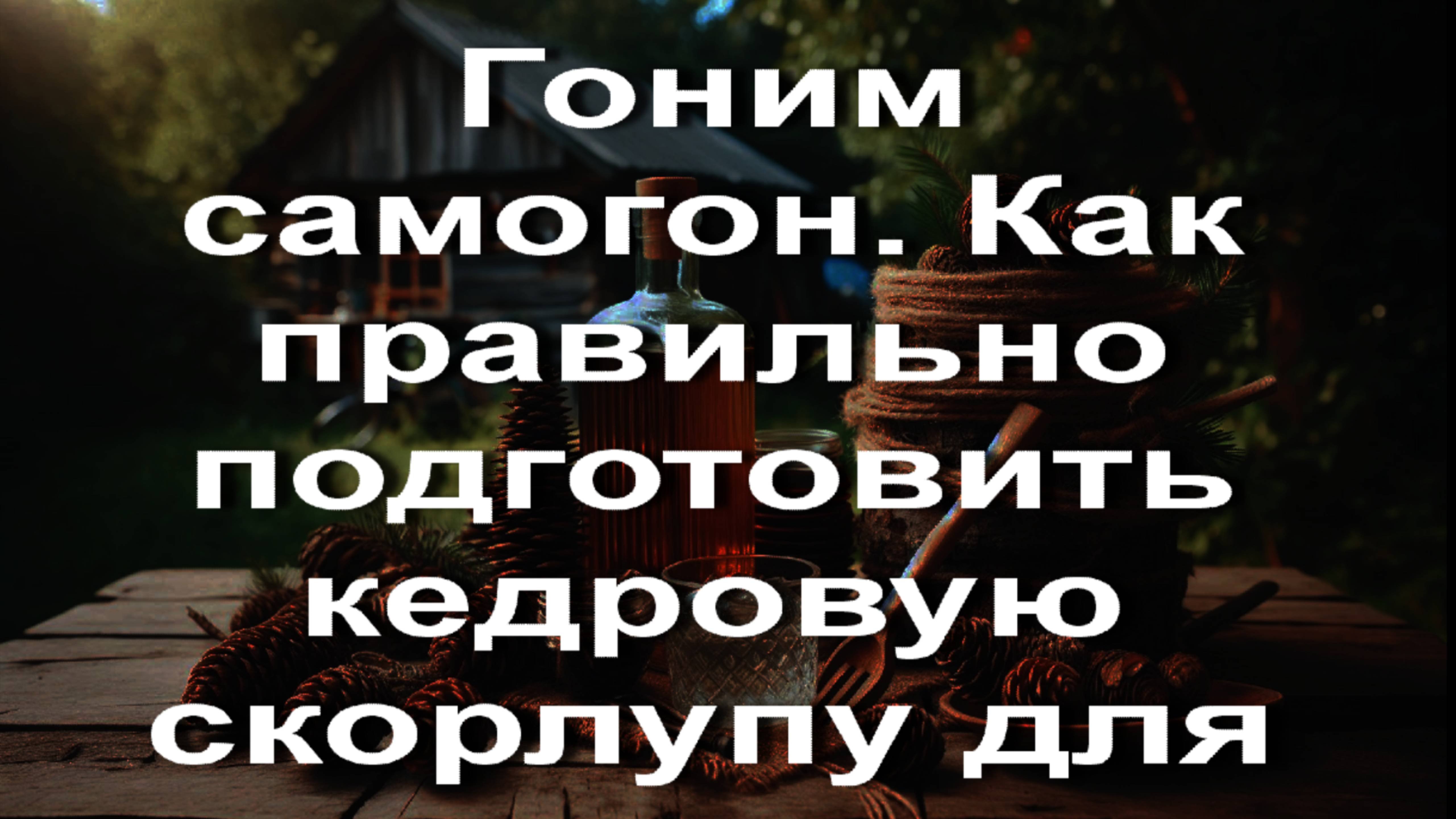 Гоним самогон. Как правильно подготовить кедровую скорлупу для настаивания и где дешево ее купить.(1