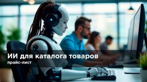 Как искусственный интеллект работает с каталогом товара?