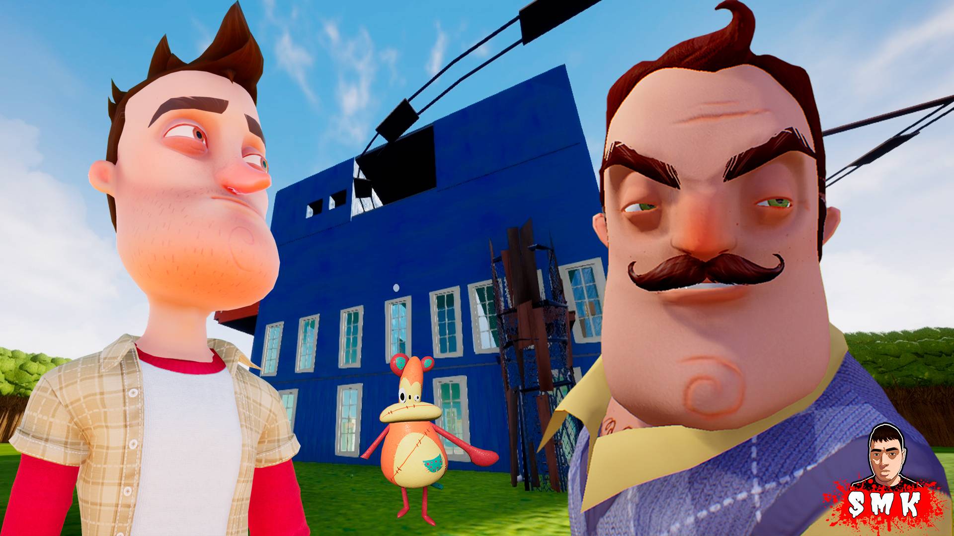 ШОУ ПРИВЕТ СОСЕД!МНЕ СТАЛО ВСЁ ПОНЯТНО В ЭТОЙ ЖИЗНИ!ИГРА HELLO NEIGHBOR MOD KIT ПРОХОЖДЕНИЕ FLOOR 45