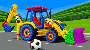 Мультик про ТРАКТОР | Клоун и шарики - смотреть мультики| мультики для детей