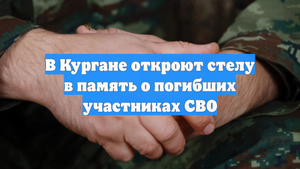 В Кургане откроют стелу в память о погибших участниках СВО