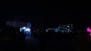 На Ольхоне лазера лучи творят что заготовано художницей