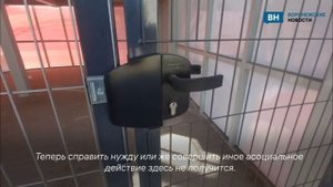 Воронежцы показали новую защиту надземного перехода от людей с асоциальным поведением