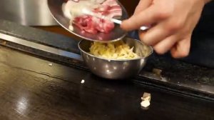 блинчики из морепродуктов Осака Япония