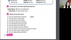 Spotlight 4 класс. Урок 9. Unit 1b. Стр. 12-13 (Предлоги места)