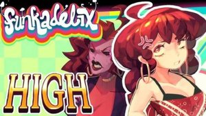 HIGH w/ LYRICS (ft.@VAMichaelaLaws and @krizbiee) -Friday night Funkin': FUNKADEILX REMIX