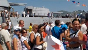 День ВМФ в Новороссийске. 28.07.2013 г. КРЛ "Михаил Кутузов".