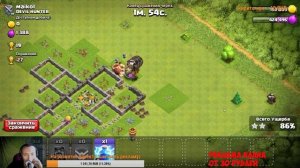clash of clans строим базу и и бомбим всех день 18!!!Build a base and bomb all day 18!!!
