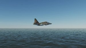 DCS World.SU - 25T/The frigate Oliver H. Perry. Су 25-Т/ Оливер Перри. Удар по надводным целям.