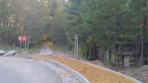 Пешеходные дорожки. Первая проходная ИФВЭ к Скале