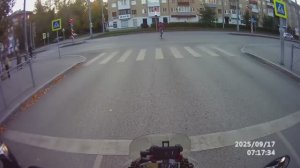 Нетерпеливый велосипедяй