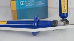 Комплекты занижения подвески амортизаторы Асоми спорт с пружинами Автопродукт для Калина и Гранта