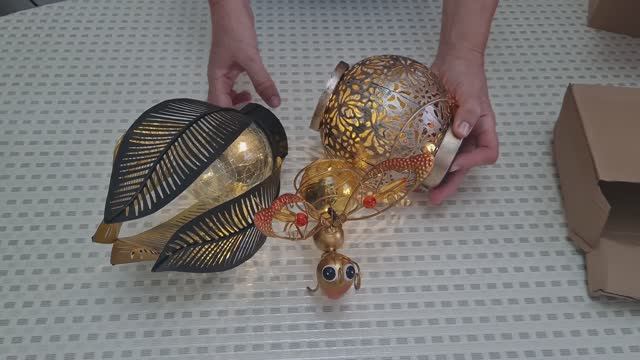 РАСПАКОВКА ИЗ ОЗОНА. ФОНАРИКИ ДЛЯ САДА.