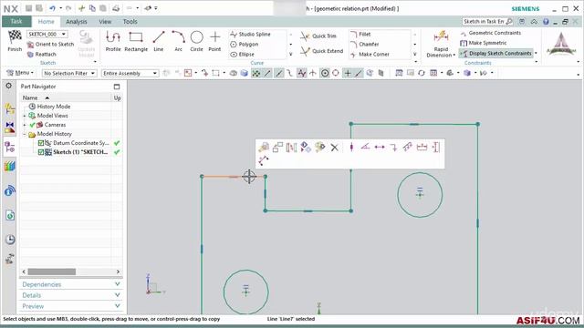 006 Shortcut to apply geometric relations смотреть онлайн