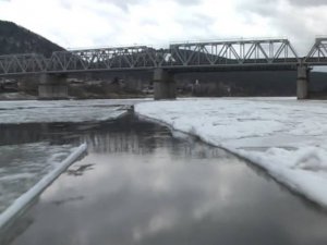 GatorTail GTR35L вход в устье р.Мана (ТЕСТ-ДРАЙВ во льдах)