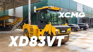 Зачем катку колёса? XCMG XD83VT
