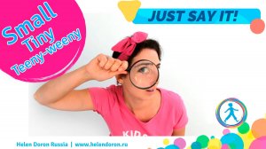 Учим выражения на английском: "Small \ Tiny \ Teeny-Weeny" | Just Say It! Выпуск 12